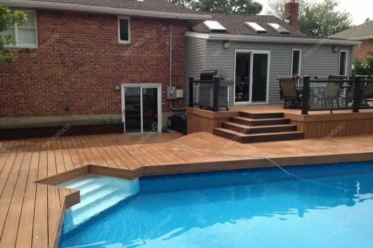 Necowood Releases 2025 Guide to Swimming Pool WPC Decking