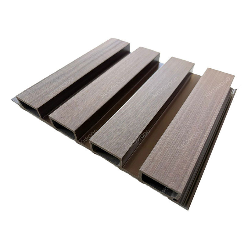 Exterior Garden Decoration WPC Grooved Cladding Exterior Garden Decoration WPC Grooved Cladding