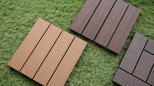 #20 Composite Decking tile/WPC Interlocking Flooring Tiles/WPC Decking Tiles